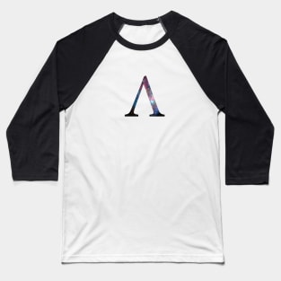 Lambda Greek Letter Baseball T-Shirt